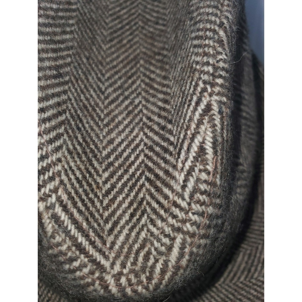 Vintage Men's BEACON HILL Hat Fedora Plaid Wool Blend Size LG (7 1/4 - 7 3/8) - Picture 2 of 15